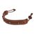 Men's leather wristband bracelet, 'Stand Alone in Tan' - Men's Hand Crafted Leather Wristband Bracelet from Africa (image 2d) thumbail