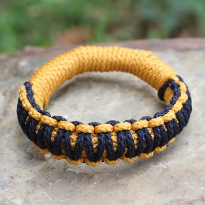 Bangle bracelet, Navy Blue Vibes