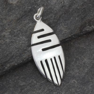 Sterling silver pendant, Resilience