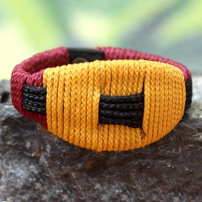 Mens wristband bracelet, Live Long