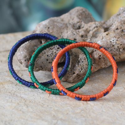 Bangle bracelets, Akan Belle (set of 3)