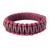 Bangle bracelet, 'Queen Amina in Brown and Wine Parallel' - Bangle bracelet (image 2a) thumbail