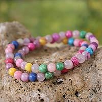 Beaded stretch bracelets,