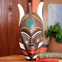 African wood mask, So