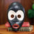 African mask, 'Peacemaker' - Black and White Dan Tribal African Mask (image 2) thumbail