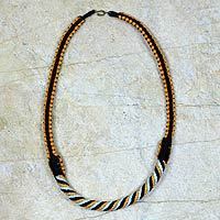 Braided necklace,