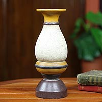 Wood decorative vase Adepa I Ghana
