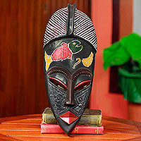 African mask, 'King Houegbadja' - Royal Beninese African Mask