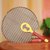 Cotton fan, 'Obaahemaa II' - Hand Crafted African Ashanti Fan with Cotton and Wood thumbail
