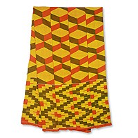 Cotton blend kente scarf,