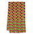 Cotton blend kente scarf, 'Wisdom for Two' (4 strips) - Four Strips Handwoven Yellow and Purple African Kente Scarf thumbail