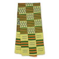 Cotton blend kente scarf,