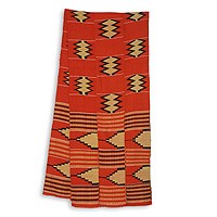 Cotton blend kente scarf,
