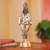 Wood sculpture, 'Akan Bird Mask' - Hand Carved African Mask Sculpture for Tabletop Display thumbail