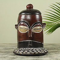African wood mask, 'Bobo Ceremony' - Burkina Faso African Mask Hand Carved from Native Wood