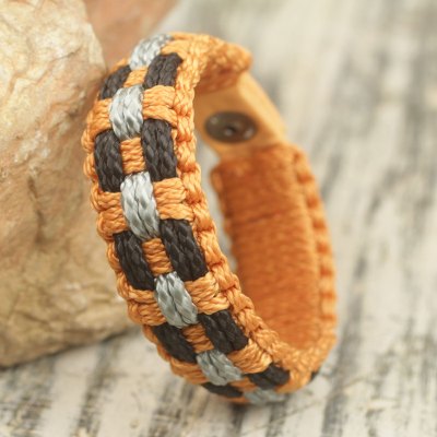 Mens wristband bracelet, Perseverance