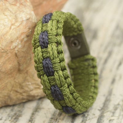 Mens wristband bracelet, Perfect Peace