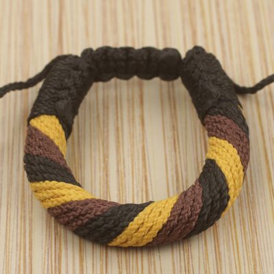 Mens wristband bracelet, Krobo Valley View