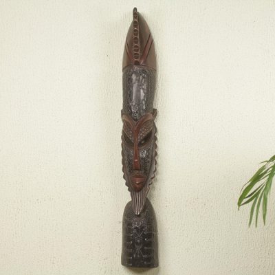 African mask, Royal King (36 in)