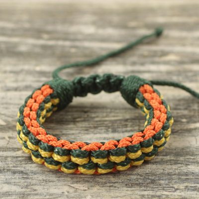 Mens wristband bracelet, Tropical Awindazi