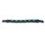 Men's wristband bracelet, 'Kente Tides' - Kente Themed Artisan Crafted Men's Blue Wristband Bracelet (image 2d) thumbail