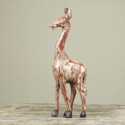 Wood sculpture, Timeless Giraffe