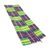 Cotton blend kente cloth scarf, 'Nyiraba' (9 inch width) - Purple Green and Yellow Kente Cloth Scarf (9 Inch Width) (image 2b) thumbail