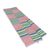 Cotton blend kente cloth scarf, 'Faith' (9 inch width) - Pastel Cotton Blend African Kente Cloth Scarf (9 Inch Width) (image 2b) thumbail