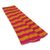 Cotton blend kente cloth scarf, 'Pink Lady' (9 inch width) - Handcrafted Kente Scarf in Pink and Orange (9 Inch Width) (image 2b) thumbail