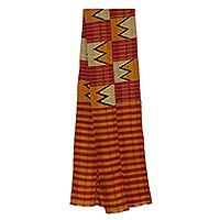 Cotton blend kente cloth scarf,