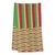Cotton blend kente cloth scarf, 'Obasima' (18 inch width) - Colorful Cotton Blend African Kente Scarf (18 Inch Width) thumbail