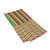 Cotton blend kente cloth scarf, 'Obasima' (18 inch width) - Colorful Cotton Blend African Kente Scarf (18 Inch Width) (image 2b) thumbail