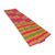 Cotton blend kente cloth scarf, 'Ahoufe' (8 inch width) - Colorful Ghanaian Cotton Blend Kente Scarf (8 Inch Width) (image 2b) thumbail