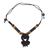 Ebony and bamboo pendant necklace, 'Return' - Ebony and Bamboo Handcrafted Necklace from Ghana (image 2b) thumbail