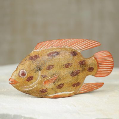 Wood sculpture, Ghanaian Redfish