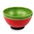 Wood centerpiece, 'Colorful Makola' - Decorative Centerpiece Carved from Wood in Red and Green (image 2a) thumbail