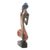 Wood sculpture, 'Music Man' - Abstract Musician Hand Carved and Painted Wood Sculpture (image 2c) thumbail