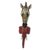 African wood mask, 'Animal Kingdom II' - Zebra and Elephant Wall Mask Hand Carved from Wood (image 2a) thumbail