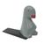 Wood doorstop, 'Grey African Parrot' - Parrot Theme Door Stopper Carved by Hand (image 2a) thumbail