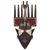 African wood mask, 'Bamana Ntomo Antelope' - African Hand Carved Malian Initiation Wood Antelope Mask (image 2a) thumbail