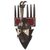 African wood mask, 'Bamana Ntomo Antelope' - African Hand Carved Malian Initiation Wood Antelope Mask (image 2b) thumbail