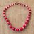 Recycled plastic beaded necklace, 'Mystical Aura' - Hand Crafted Recycled Plastic Beaded Necklace thumbail