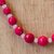 Recycled plastic beaded necklace, 'Mystical Aura' - Hand Crafted Recycled Plastic Beaded Necklace (image 2b) thumbail