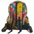Cotton batik backpack, 'Krokrobite' - Multicolor Cotton Batik Patterned Backpack from Ghana (image 2c) thumbail