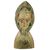 African wood mask, 'Nana Kesie' - African Hand Carved Sese Wood Mask in Green and Brown (image 2a) thumbail