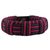 Cord bracelet, 'Red and Black Kente Power' - Red and Black Cord Striped Bracelet Handmade in Ghana (image 2a) thumbail