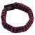 Cord bracelet, 'Red and Black Kente Power' - Red and Black Cord Striped Bracelet Handmade in Ghana (image 2c) thumbail