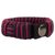 Cord bracelet, 'Red and Black Kente Power' - Red and Black Cord Striped Bracelet Handmade in Ghana (image 2d) thumbail