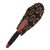 Cotton and wood fan, 'Claret Twafo' - Cotton and Wood Fan in Charcoal and Claret from Ghana (image 2c) thumbail