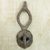 African wall sculpture, 'Classical Guitar' - African Guitar Wood and Aluminum Wall Sculpture thumbail